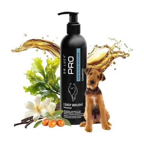 Dr lucy - pro easy brush n 250 ml - champú que facilita el peinado para perros de pelo largo y áspero