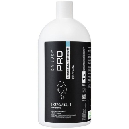 Dr lucy - pro keravital 1l - acondicionador con keratina y vitaminas para perros de pelo largo y áspero