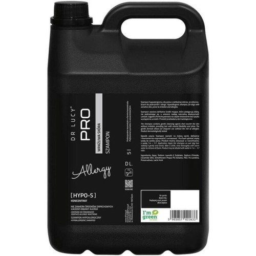 Dr lucy hypo s - champú hipoalergénico para perros - 5l