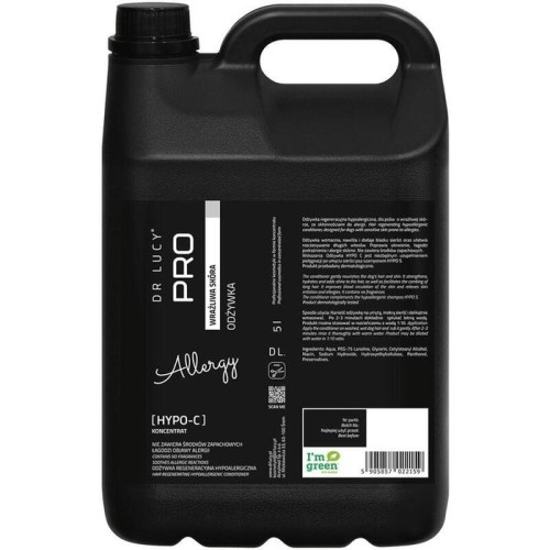 Dr lucy hypo c piel sensible acondicionador para perros - 5l
