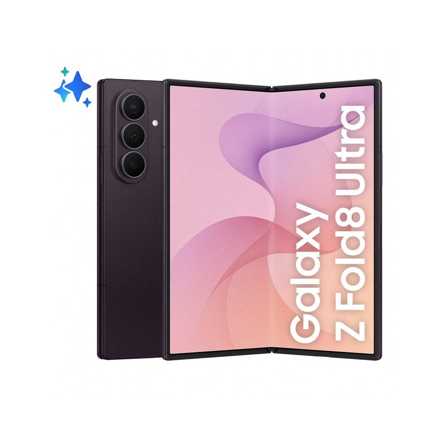 Tablet samsung galaxy z fold8 ultra f976b 5g 12gb ram 512gb - violet shadow