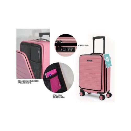 Lagart trolley de cabina rígido 20" con compartimento para portátil 55 x 34 x 25 cm