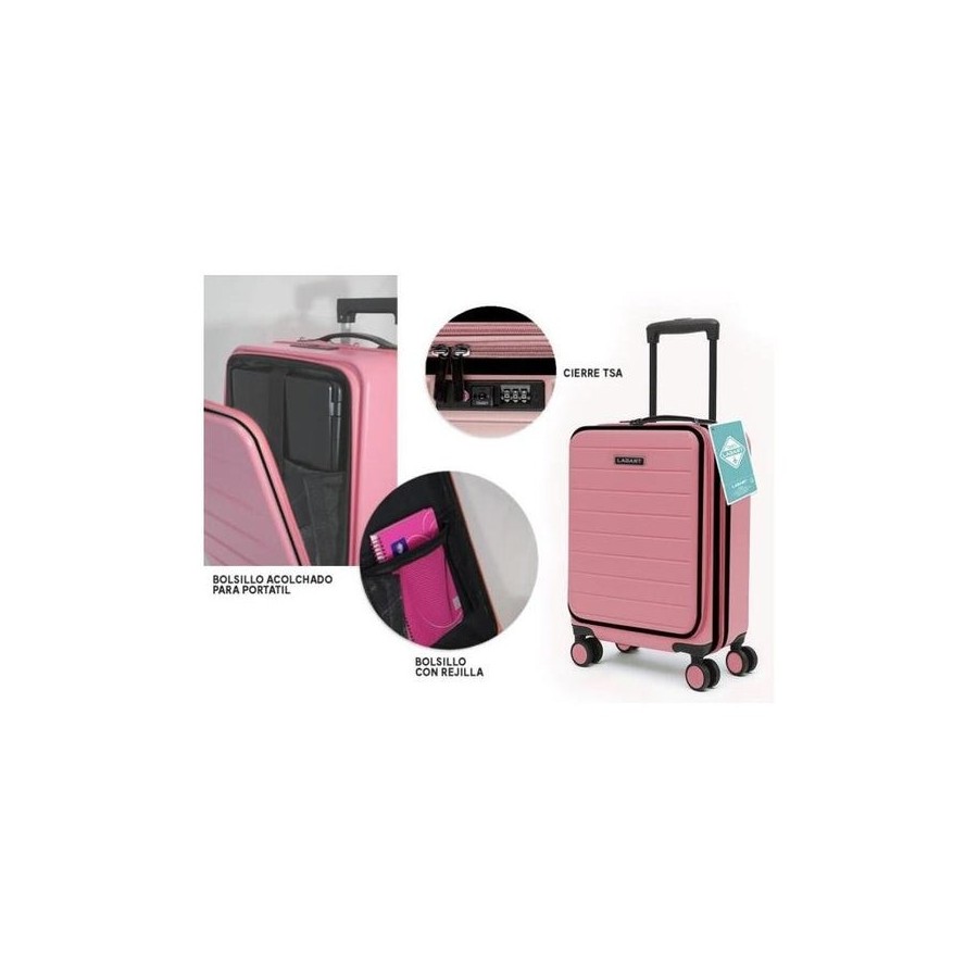 Lagart trolley de cabina rígido 20" con compartimento para portátil 55 x 34 x 25 cm