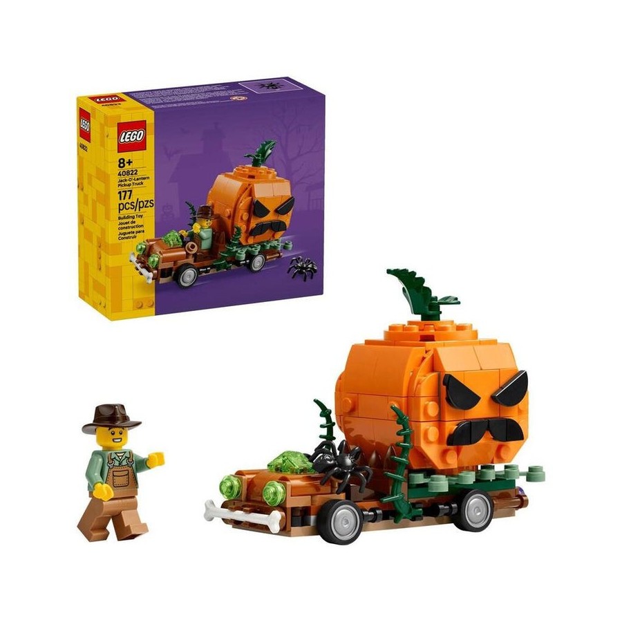 Lego 40822 pickup mit halloweenkürbis 40822