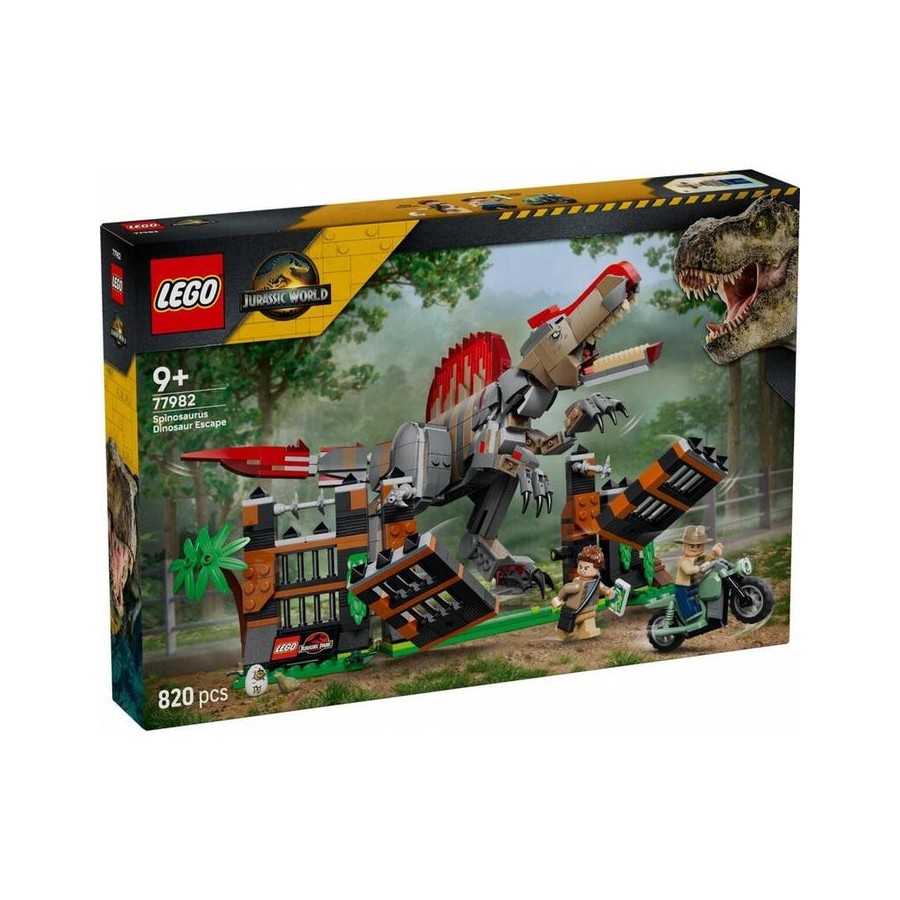 Lego 77982 jurassic world flucht des spinosaurus 77982