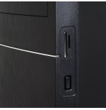 Caja minitorre micro atx advance impulse (negro) con fuente de alimentación 350w