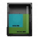 Caja minitorre micro atx advance optima (negro)
