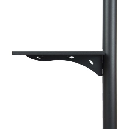 Tooq soporte de pantalla de suelo con ruedas 37"-70" - bloqueo de ruedas - dos estantes - peso max 50kg - vesa