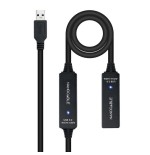 Nanocable cable prolongador con amplificador usb-a 3.0 macho a usb-a hembra 10m
