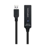 Nanocable cable prolongador con amplificador usb-a 3.0 macho a usb-a hembra 10m