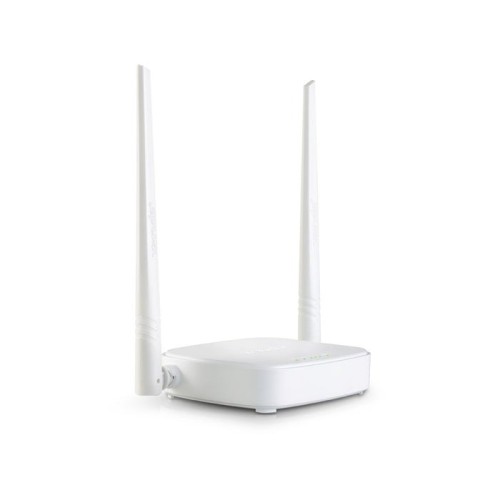 Router inalambrico tenda n301 802.11b/g/n 300mbps 2.4ghz 1xwan 3xlan 2x5dbi antenas boton wps easy setup blanco n301