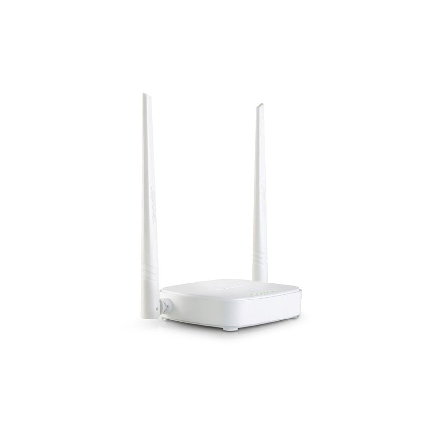 Router inalambrico tenda n301 802.11b/g/n 300mbps 2.4ghz 1xwan 3xlan 2x5dbi antenas boton wps easy setup blanco n301