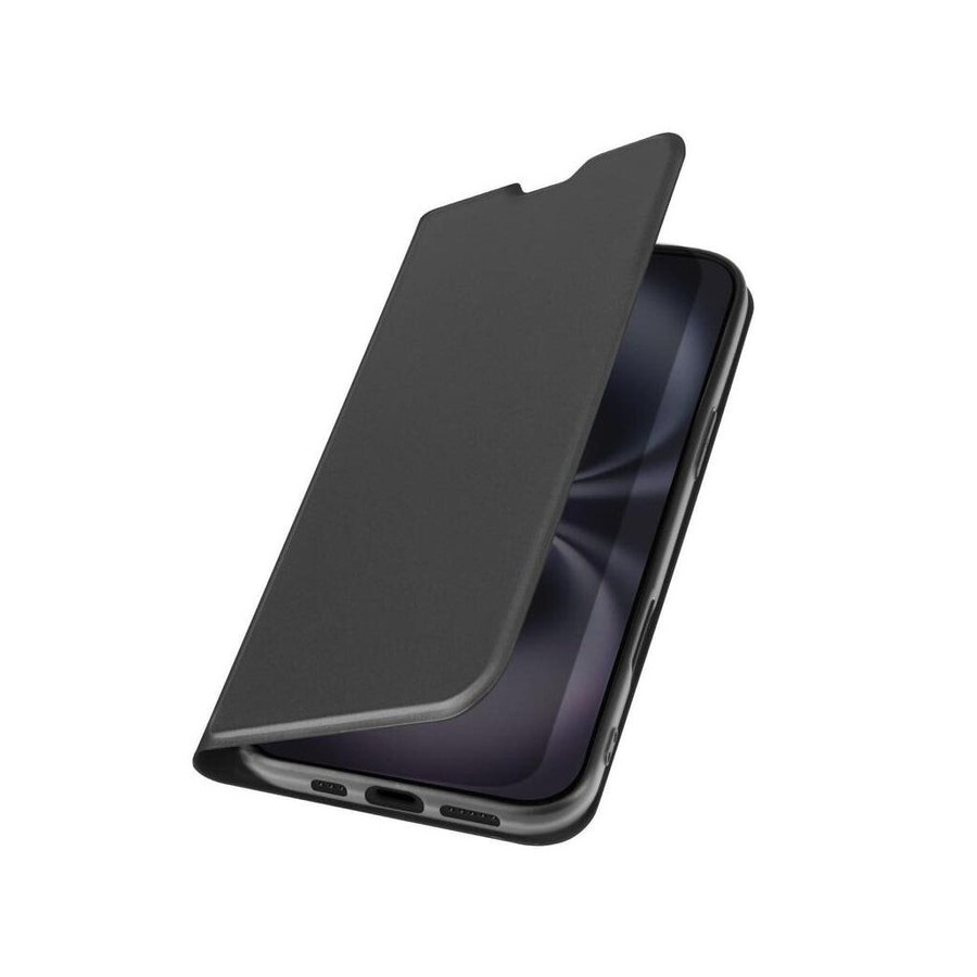 Funda tipo libro con soporte soft touch negro compatible xiaomi redmi note 15 4g / 5g  - jaym®
