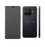 Funda tipo libro con soporte soft touch negro compatible xiaomi 17t pro - jaym®