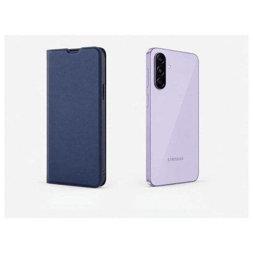 Funda tipo libro con soporte soft touch azul compatible samsung galaxy a27 5g - jaym®