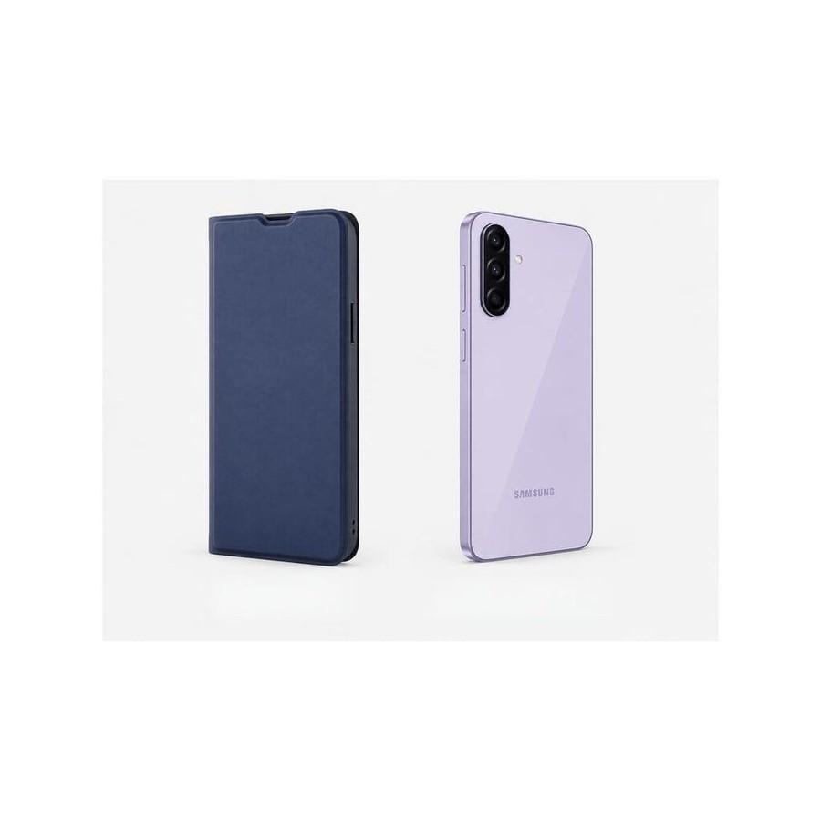 Funda tipo libro con soporte soft touch azul compatible samsung galaxy a27 5g - jaym®