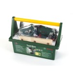 Caja de herramientas theo klein bosch con destornillador inalámbrico