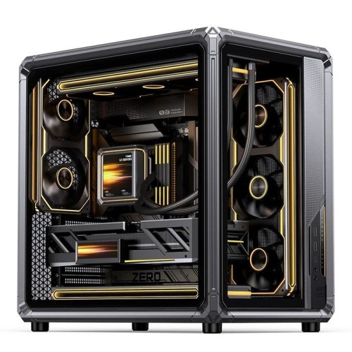 Jonsbo x400 pc carcasa, midi-tower, atx, tempered glass - gris