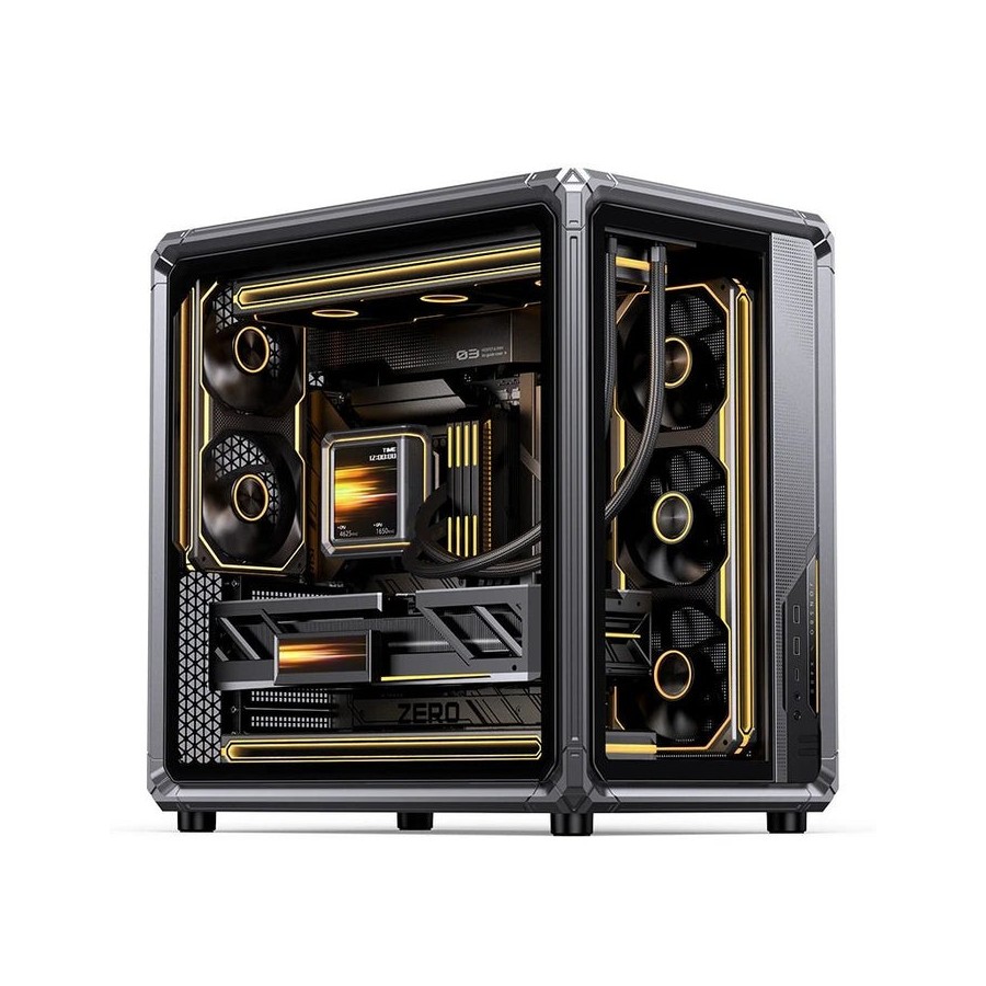 Jonsbo x400 pc carcasa, midi-tower, atx, tempered glass - gris