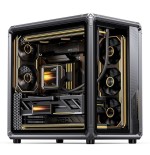 Jonsbo x400 pc carcasa, midi-tower, atx, tempered glass - gris