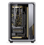 Jonsbo x400 pc carcasa, midi-tower, atx, tempered glass - gris