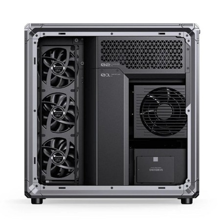 Jonsbo x400 pc carcasa, midi-tower, atx, tempered glass - gris