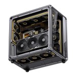 Jonsbo x400 pc carcasa, midi-tower, atx, tempered glass - gris
