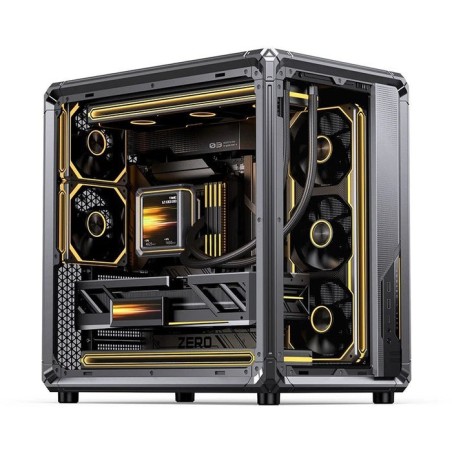Jonsbo x400 pc carcasa, midi-tower, atx, tempered glass - gris