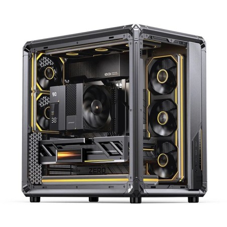 Jonsbo x400 pc carcasa, midi-tower, atx, tempered glass - gris