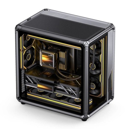 Jonsbo x400 pc carcasa, midi-tower, atx, tempered glass - gris