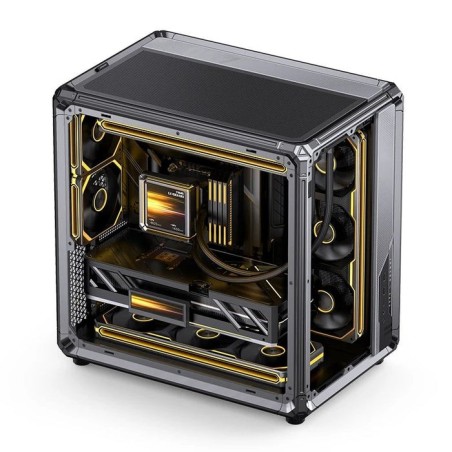 Jonsbo x400 pc carcasa, midi-tower, atx, tempered glass - gris
