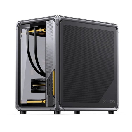 Jonsbo x400 pc carcasa, midi-tower, atx, tempered glass - gris