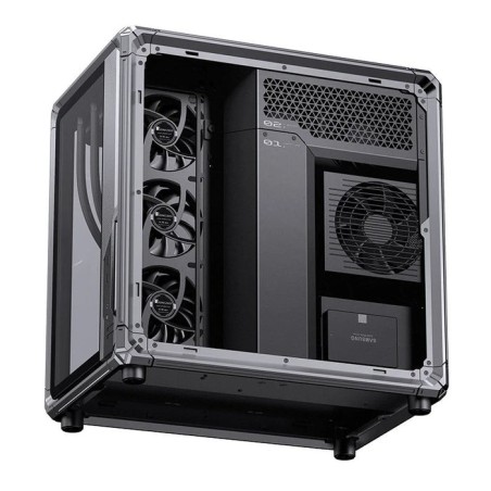 Jonsbo x400 pc carcasa, midi-tower, atx, tempered glass - gris