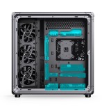 Jonsbo x400 pc carcasa, midi-tower, atx, tempered glass - gris