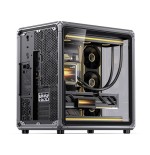Jonsbo x400 pc carcasa, midi-tower, atx, tempered glass - gris