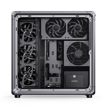 Jonsbo x400 pc carcasa, midi-tower, atx, tempered glass - gris