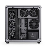 Jonsbo x400 pc carcasa, midi-tower, atx, tempered glass - gris