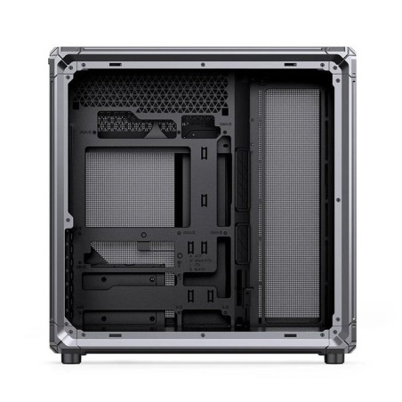 Jonsbo x400 pc carcasa, midi-tower, atx, tempered glass - gris