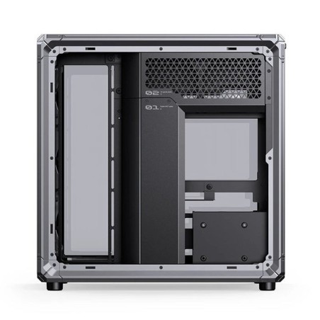 Jonsbo x400 pc carcasa, midi-tower, atx, tempered glass - gris