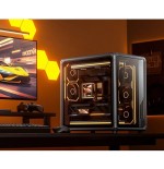 Jonsbo x400 pc carcasa, midi-tower, atx, tempered glass - gris