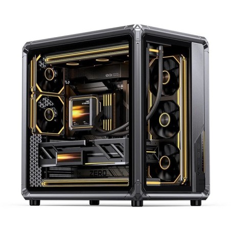 Jonsbo x400 pc carcasa, midi-tower, atx, tempered glass - gris