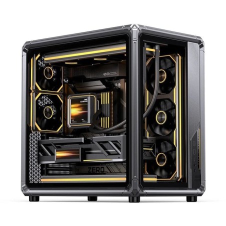 Jonsbo x400 pc carcasa, midi-tower, atx, tempered glass - gris