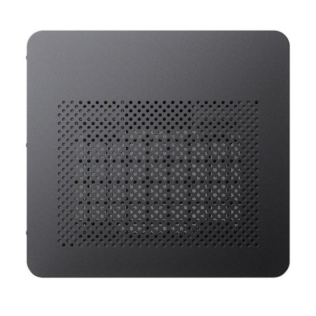 Jonsbo tk-0 pc carcasa, mini-tower, mini-itx, tempered glass, madera - negro