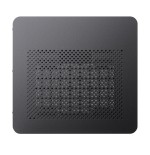 Jonsbo tk-0 pc carcasa, mini-tower, mini-itx, tempered glass, madera - negro