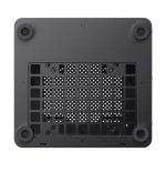 Jonsbo tk-0 pc carcasa, mini-tower, mini-itx, tempered glass, madera - negro