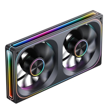 Jonsbo za-240 ventilador, reverse blade, pwm, argb - 240mm, negro