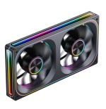 Jonsbo za-240 ventilador, reverse blade, pwm, argb - 240mm, negro