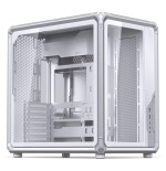 Jonsbo x400 pc carcasa, midi tower, atx, tempered glass - blanco