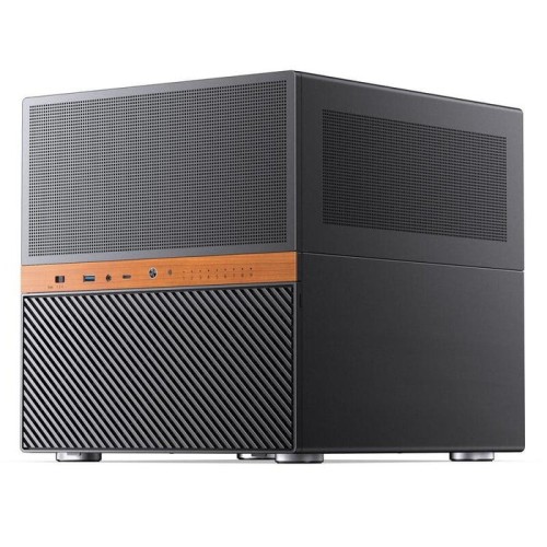 Jonsbo n6 nas-carcasa, cube-carcasa, matx, acero mesh - negro