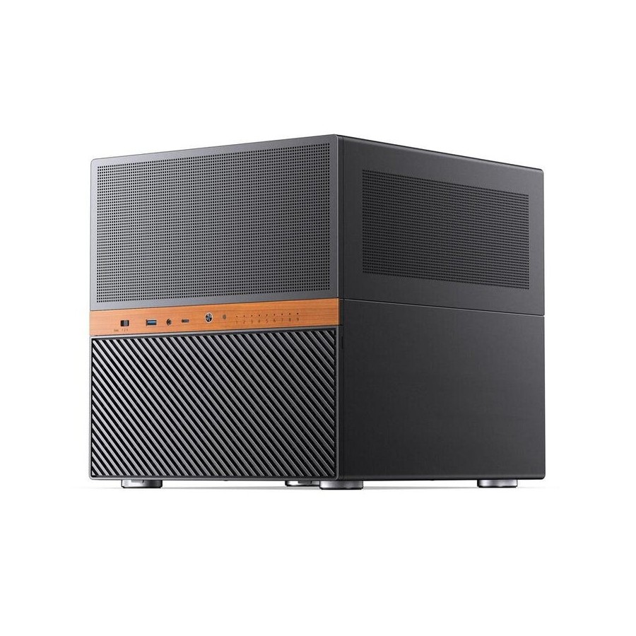 Jonsbo n6 nas-carcasa, cube-carcasa, matx, acero mesh - negro